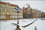 Winter in Piața Unirii, Timișoara